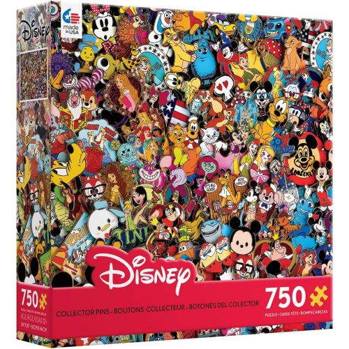  Ceaco 750 Piece Disney Collection Photo Magic Pins Jigsaw Puzzle, Kids and Adults