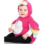 Carters Halloween Costume Baby 2 Pieces (6-9 Months, Magenta Parrot)