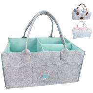 Lil Dandelion Baby Diaper Caddy Organizer - Baby Shower Gift Basket For Boys Girls | Diaper Tote Bag | Nursery...