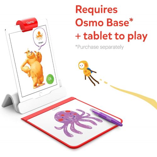 오즈모 [아마존베스트]Osmo - Monster - Ages 5-10 - Bring Real-life Drawings to Life - For iPad or Fire Tablet - STEM Toy (Osmo Base Required - Amazon Exclusive)