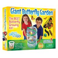Insect Lore Giant Butterfly Kit: Deluxe 18 Habitat, Voucher For 5 Caterpillars, Butterfly Play Set