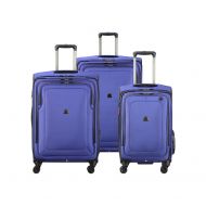 DELSEY Paris Delsey Luggage Cruise Lite Softside Luggage Set (21/25/29), Blue