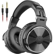 OneOdio Wired Over Ear Headphones Studio Monitor & Mixing DJ Stereo Headsets with 50mm Neodymium Drivers and 1/4 to 3.5mm Jack for AMP Computer Recording Podcast Keyboard Guitar Laptop - Black