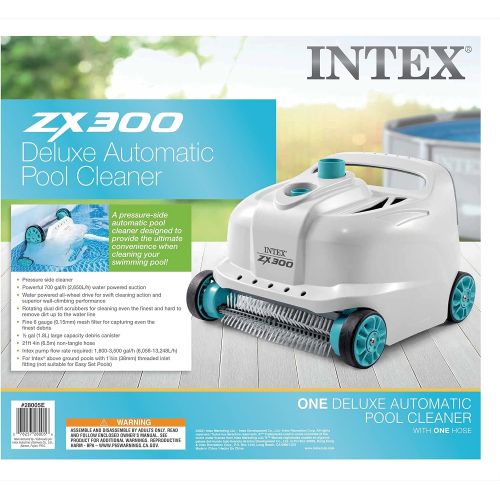 인텍스 Intex 28005E ZX300 Deluxe Automatic Pool Cleaner, Grey