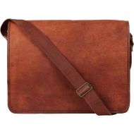 [아마존베스트]Rustic Town 11 inch (Small) Vintage Crossbody Genuine Leather iPad Messenger Bag (For 10.5 inch iPad Pro)