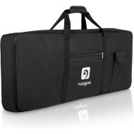 [아마존베스트]Vangoa 61 Key Keyboard Case Gig Bag Electric Piano Padded Case for 61 Key Durable Waterproof Black