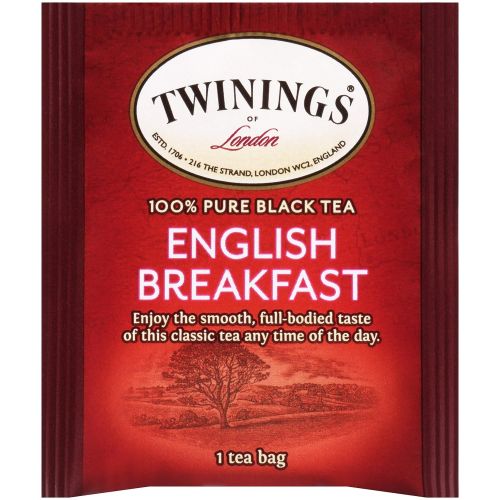  [무료배송]Twinings of London English Breakfast Black Tea Bags, 100 Count (Pack of 1)