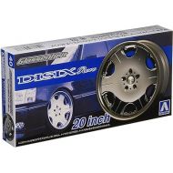Aoshima 53737 Tuned Parts 40 1/24 Glassenheit Disix Revo 20inch Tire & Wheel Set