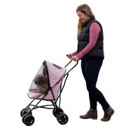 Pet Gear Ultra Lite Travel Stroller, Compact, Large Wheels, Lightweight, 38 Tall