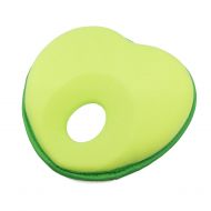 Hillside Newborn Baby Pillow | Head Shaping Pillow for Preventing Flat Head Syndrome - Plagiocephaly in Infants (Green)