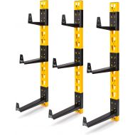 Dewalt 3-Piece Wall Mount Cantilever Rack for Workshop Shelving/Storage, Multi-Depth Storage, Supports a Total of 273 lbs.
