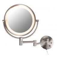 Conair BE6BX Double Sided Lighted 8X Magnification Fog-Free Wall Mount Mirror