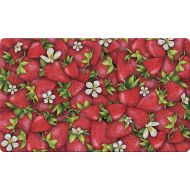 Toland Home Garden Strawberry Collage 18 x 30 Inch Decorative Floor Mat Red Summer Fruit Doormat - 800018