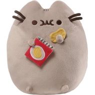 GUND Pusheen Snackables Potato Chip Cat Plush Stuffed Animal, Gray, 9.5