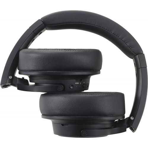 오디오테크니카 Audio-Technica ATH-SR50BT Bluetooth Wireless Over-Ear Headphones, Black (ATH-SR50BTBK)
