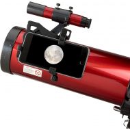 Carson Red Planet Series 45-100x114mm Newtonian Reflector Telescope with Universal Smartphone Digiscoping Adapter (RP-300SP),Large