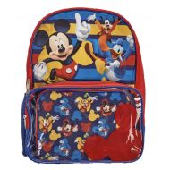 Global Design Concepts Mickey Mouse Disney Backpack with Clear Pocket Lunchbox Bag