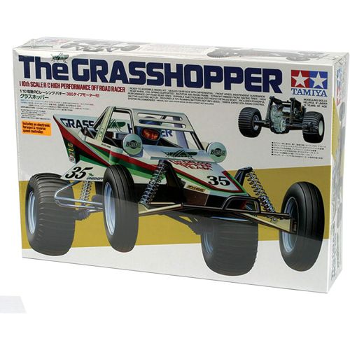 타미야 TAMIYA 1/10 Grasshopper 2WD Buggy Kit, TAM58346