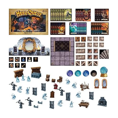  Heroquest The Mage of The Mirror Quest Pack, Roleplaying Game for Ages 14+, Requires HeroQuest Game System to Play