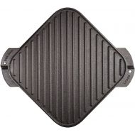 Lodge 10.5 in. L x 10.5 in. W Cast Iron Black Reversible Griddle