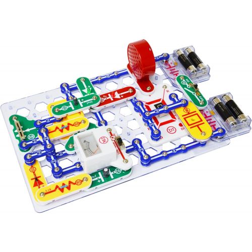  Snap Circuits Pro SC-500 Electronics Exploration Kit | Over 500 Projects | Full Color Project Manual | 75 + Snap Circuits Parts | STEM Educational Toy for Kids 8 +