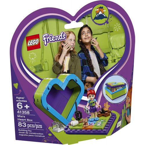  LEGO Friends Mia’s Heart Box 41358 Building Kit (83 Pieces) (Discontinued by Manufacturer)
