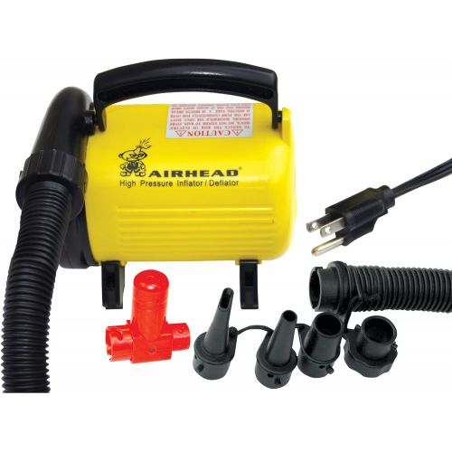  Airhead Hi Pressure Air Pump, 120v, Yellow/Black