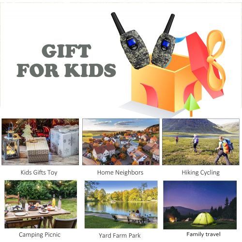  [아마존베스트]Retevis RT628 Walkie Talkies for Kids Rechargeable,22CH VOX Long Range Kids Walkie Talkies Rechargeable Toy,Toys for 4-7 Year Old Boy Birthday Gifts for Outdoor Scavenger Hunt(Camo