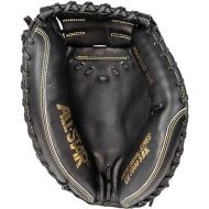 All Star Pro Elite Catchers Baseball Gloves Closed Black 35 Inch Right Hand