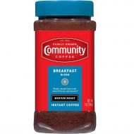 Community Coffee Breakfast Blend Medium Roast Instant Coffee, 7 Ounce Jar (Pack of 4)