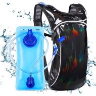 Hydration Pack,Hydration Backpack with 2L Hydration Bladder Lightweight Insulation Water Pack for Festivals, Raves, Hiking, Biking, Climbing, Running and More
