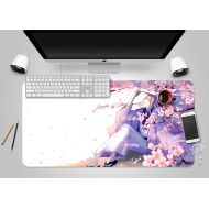 3D Natsume Cherry Blossoms 768 Japan Anime Game Non-Slip Office Desk Mouse Mat Game AJ WALLPAPER US Angelia (W120cmxH60cm(47x24))