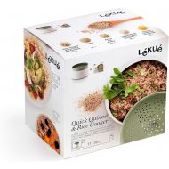 [아마존베스트]Lekue Microwave Rice, Grain & Quinoa Cooker, one size, Green