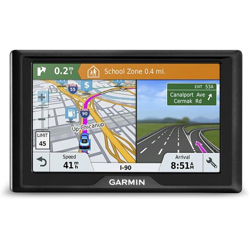 가민 Garmin Drive 51 USA LMT-S GPS Navigator System With Lifetime Maps, Live Traffic And Live Parking, Driver Alerts, Direct Access, TripAdvisor And Foursquare data
