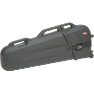 [아마존베스트]SKB ATA Rated, Electric Bass Safe with Wheels (Hard Clamshell Design for Use with GigBag)