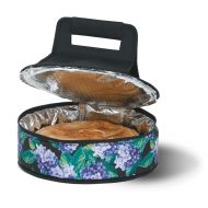 Picnic Plus Round Thermal Insulated Pie,Cake, Dessert, Appetizer Carrier Holds Up to a 12 Dish- Mosaic