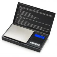 Smart Weigh Digital Pocket Gram Scale, 600g x 0.1g Digital Gram Scale, Jewelry Scale, Food Scale, Medicine Scale, Kitchen Scale Black, Battery Included