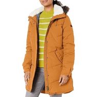 Roxy Womens Roxy Ellie Longline Hooded Waterproof Puffer Jacket For Women Erjjk03289