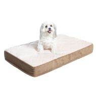 Milliard Quilted Padded Orthopedic Dog Bed, Egg Crate Foam with Plush Pillow Top Washable Cover (Fits Standard Crate)