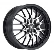 Konig Lace Black Wheel with Machined Face (17x7/4x100mm)