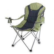 Outdoor ONIVA - a Picnic Time Brand Portable Reclining Camp Chair, Sage/Gray