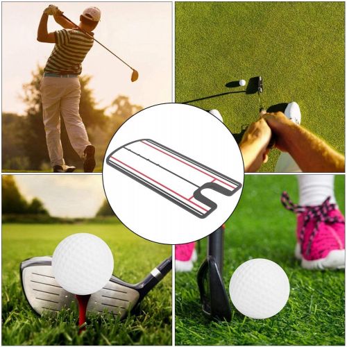  Alomejor Golf Training Aid Golf Putting Mirror Training Alignment Golf Alignment Tools Golf Training Accessories