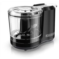 BLACK+DECKER 1.5-Cup Electric Food Chopper, HC150B, One Touch Pulse, 150W Motor, Stay-Sharp Blade, Dishwasher Safe