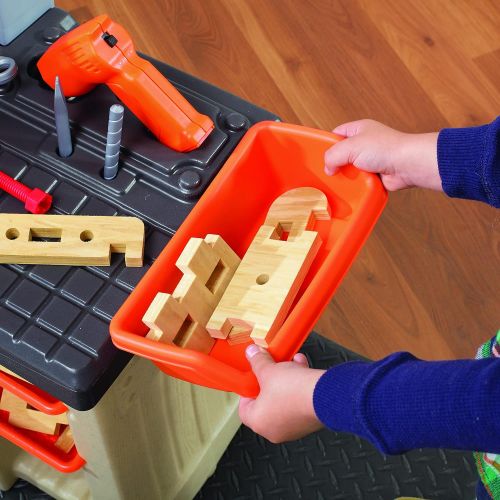 스텝2 Step2 Handyman Workbench Kids Tool Bench, Orange