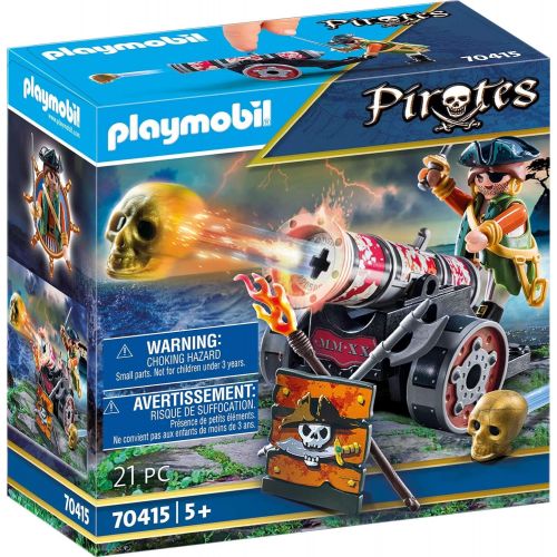 플레이모빌 Playmobil Pirate with Cannon 70415 Pirates Playset