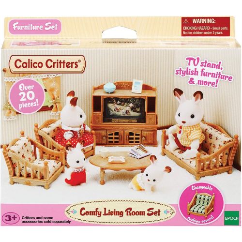  Visit the Calico Critters Store Calico Critters Comfy Living Room Set