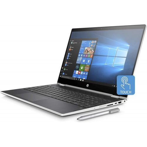 에이치피 New HP Pavilion 2-in-1 15.6 FHD Touchscreen Intel i3-8130U 4GB RAM 16GB SSD Backlit Keyboard Active Pen 1TB HDD Windows 10