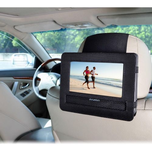  [아마존베스트]TFY Car Headrest Mount for Swivel & Flip Style Portable DVD Player-7 Inch