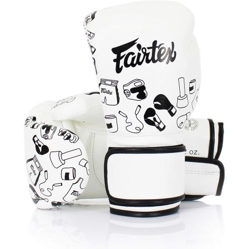  Fairtex Genuine Micro Fiber Boxing Gloves Super Black Version