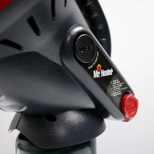  Mr. Heater F215100 MH4B Little Buddy 3800-BTU Indoor Safe Propane Heater, Medium , Black/Red